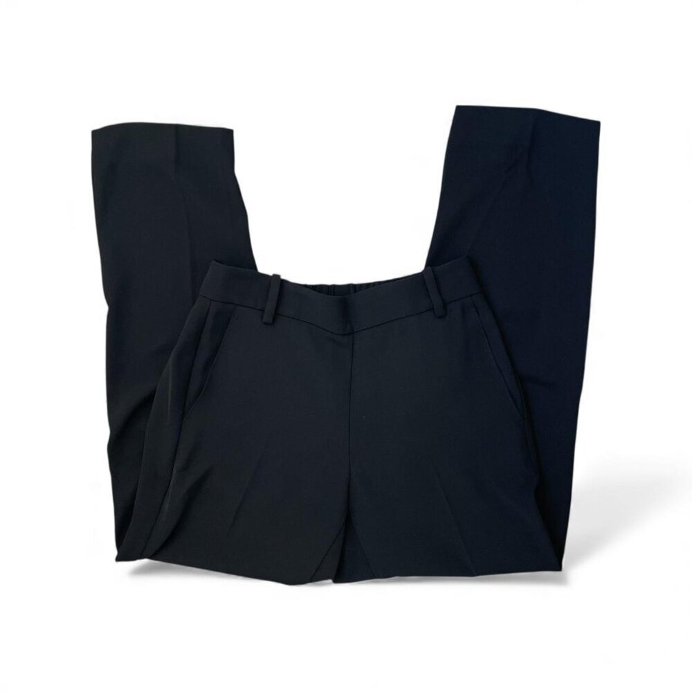 Vince Black Tailored Pull On Straight Leg Trousers | Women’s Size XS